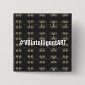 クールなVRintelligentART Buttonpin 缶バッジ (正面)