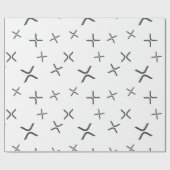 クールなXRP Cryptocurrencyの硬貨の印パターン ラッピングペーパー (フラット)