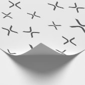 クールなXRP Cryptocurrencyの硬貨の印パターン ラッピングペーパー (角)