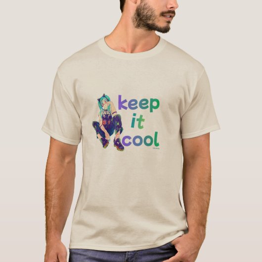 クールにいこう アニメTシャツ Tシャツ (正面)