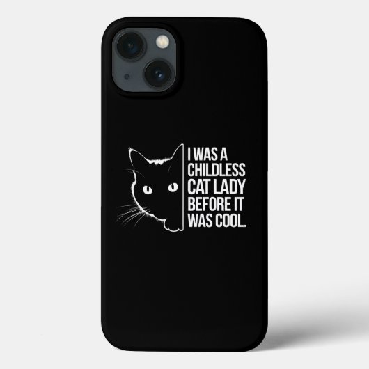 クールになる前から私は子供のいない猫好きの女性でした Case-Mate iPhoneケース (裏面)