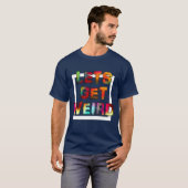 クールにワイルドになろう Tシャツ (正面フル)
