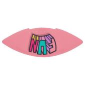 クールはっきりしたカラフル「おもしろい」ピンクトレンディースポーツ アメリカンフットボール (パネル)