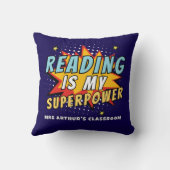 クールは読私の超大国クラスルーム クッション (裏面)