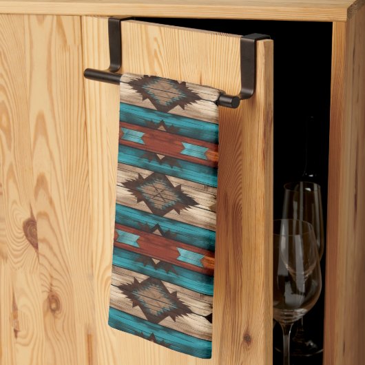 クールアステカフェイク材 キッチンタオル (三つ折り)