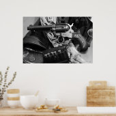 クールアンティーク銃写真ポスター ポスター (キッチン)