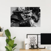 クールアンティーク銃写真ポスター ポスター (ホームオフィス)