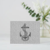 クールアンティーク黒いかり絵を描 ポストカード (スタンド正面)