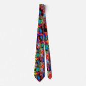 クールアートファンキークリエイティブモダンア絵を描ト ネクタイ (正面)