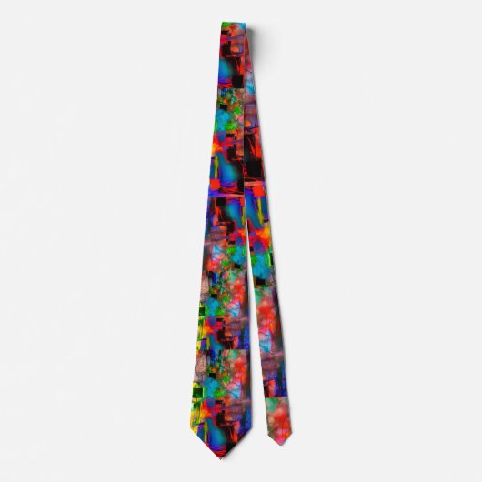 クールアートファンキークリエイティブモダンア絵を描ト ネクタイ (正面)