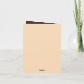 クールウェイターありがとう サンキューカード (裏面)