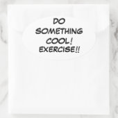 クールエクササイズ 楕円形シール (バッグ)