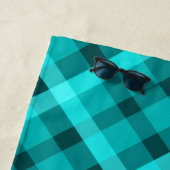 クールエレガントターコイズビーチタオル ビーチタオル (インサイチュ)