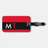 クールエレガントモダンは赤く ラゲッジタグ (裏面横)