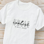 クールエレガントモダンシンプル叔父の父の日 Tシャツ<br><div class="desc">このシンプルデザインモダンはサンセリフタイポグラフィで構成される。</div>