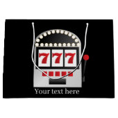 クールカジノスロットマシンの追加文字パーティー ラージペーパーバッグ (正面)