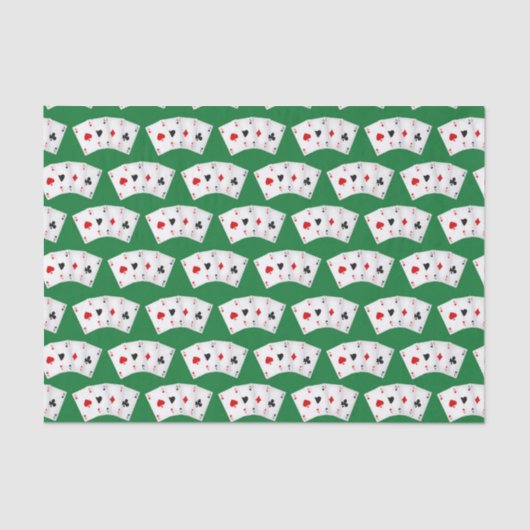 クールカジノ遊のカードパターンパーティー 薄葉紙 (正面)