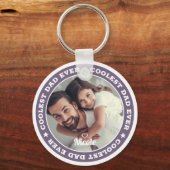 クールカスタムパパモダン写真 キーホルダー (正面)
