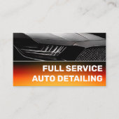 クールカスタムブラックブライトオレンジ 名刺 (正面)