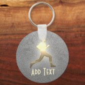 クールカスタム陸上ジョガースポーツ キーホルダー (正面)