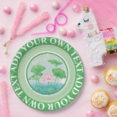 クールカス飾タマイズ可能な紙プレート ペーパープレート (パーティー)