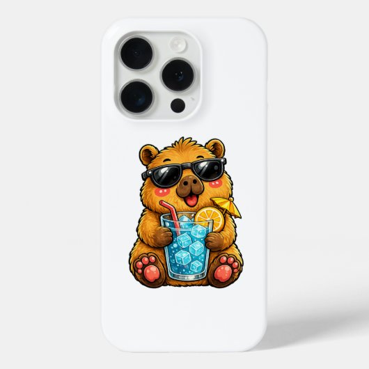 クールカピバラ ドリンク Case-Mate iPhoneケース (裏面)