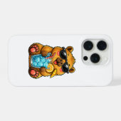 クールカピバラ ドリンク iPhoneケース (裏面横)