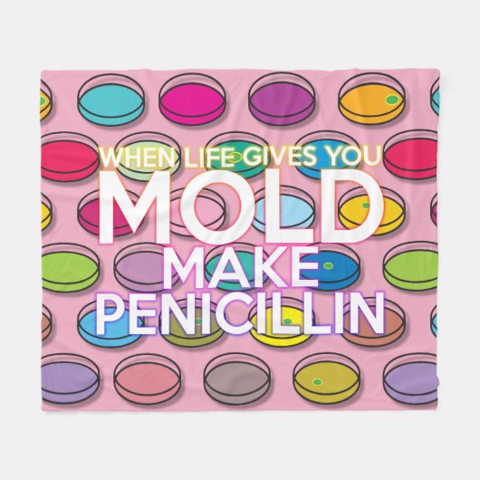 クールカラフルモダンおもしろい引用文ことわざ フリースブランケット (正面(横))