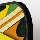 クールカラフル抽象芸術 ピックルボールラケット (左詳細)