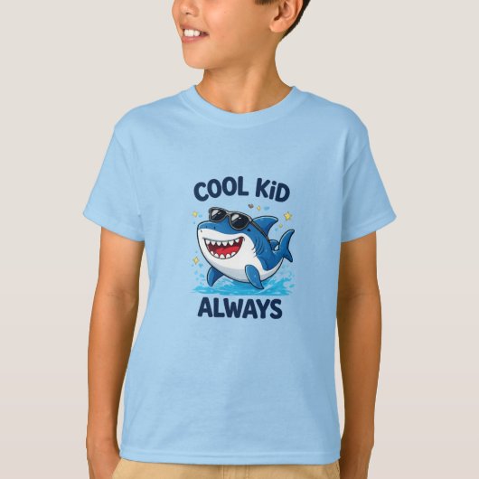 クールキッドシャーク Tシャツ (正面)