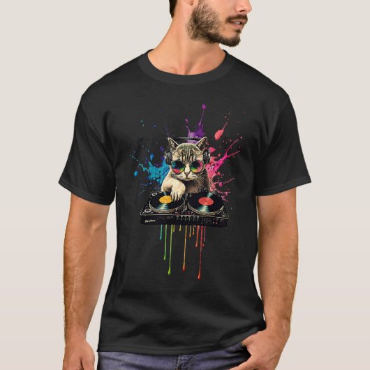クールキャッツDJ 1 Tシャツ (正面)