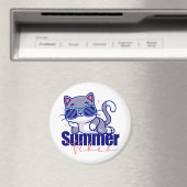 クールキャットの夏のビブランス マグネット (インサイチュ (食洗機))