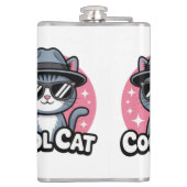 クールキャットの気分 フラスク (裏面)