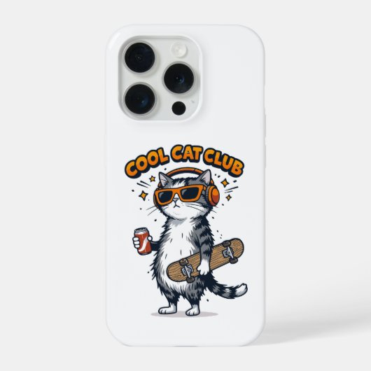 クールキャットクラブ iPhoneケース (裏面)