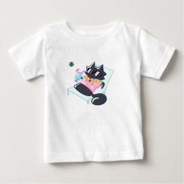 クールキャットサマー - アラスカキャットカフェ ベビーTシャツ