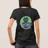 クールキャットサマー - アラスカキャットカフェ Tシャツ (裏面)