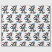 クールキャットスケートボーダー ラッピングペーパー (フラット)