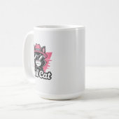 クールキャットスワッガー コーヒーマグカップ (正面左)