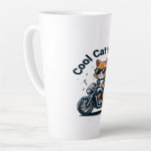 クールキャットラテマグ カフェラテマグ (左アングル)