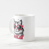クールキャット1 コーヒーマグカップ (正面左)