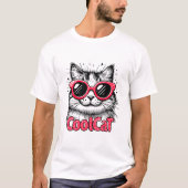 クールキャット1 Tシャツ (正面)