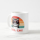 クールキャット2 コーヒーマグカップ (正面左)