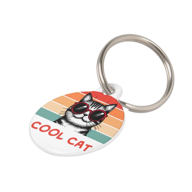 クールキャット2 ペット　ネームタグ (側面)