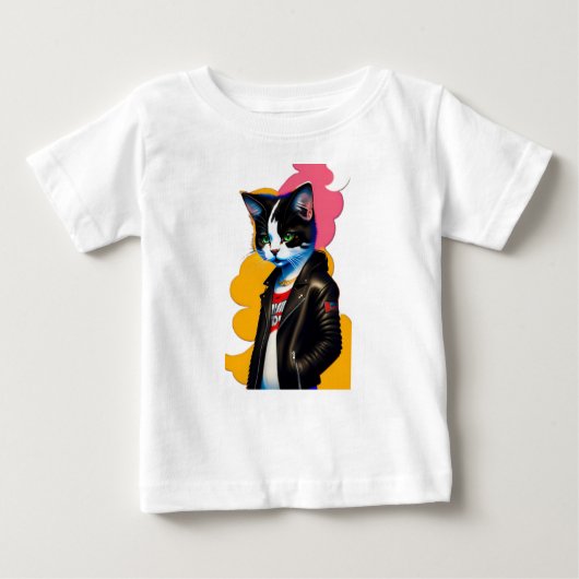 クールキャット ベイビー T シャツ (正面)