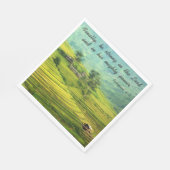 クールキリスト教聖書引用文感動的ことわざ スタンダードランチョンナプキン (角)