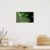 クールキリスト教聖書引用文感動的ことわざ ポスター (キッチン)