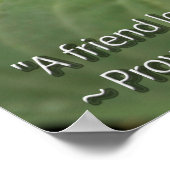 クールキリスト教聖書引用文感動的ことわざ ポスター (角)