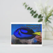 クールキリスト教聖書引用文感動的ことわざ ポストカード (スタンド正面)