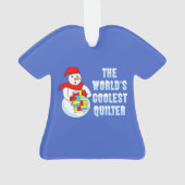 クールキルターTシャツ オーナメント (裏面)