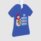 クールキルターTシャツ オーナメント (正面)